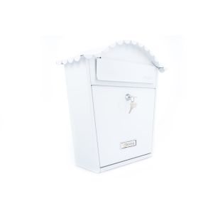 Burg Wachter Classic White Postbox