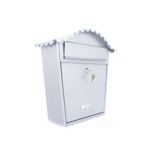 Burg Wachter Classic Silver Postbox
