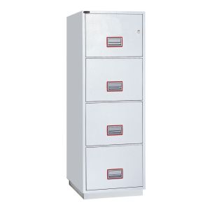 Securikey Fire Resistant 4 Drawer Filing Cabinet 