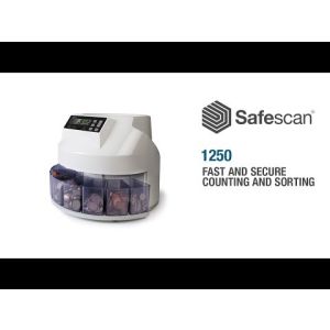 Safescan 1250 UK Coin Counter & Sorter 