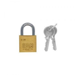 Ifam E-25 Brass Padlock with 2 keys