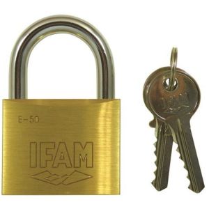 Ifam E-50 Brass Padlocks with 2 keys