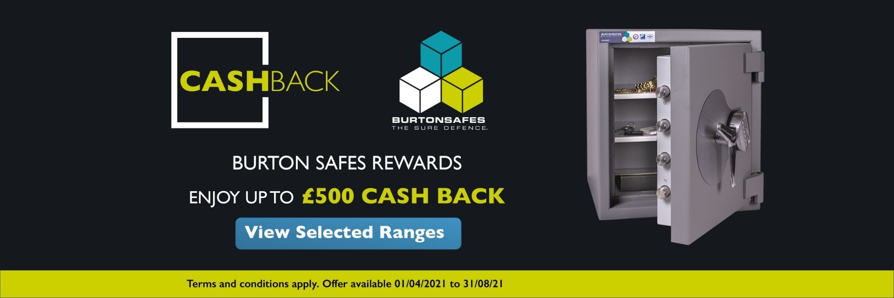Barrington Security Partner with Burton Safes for Cash Back Promotion